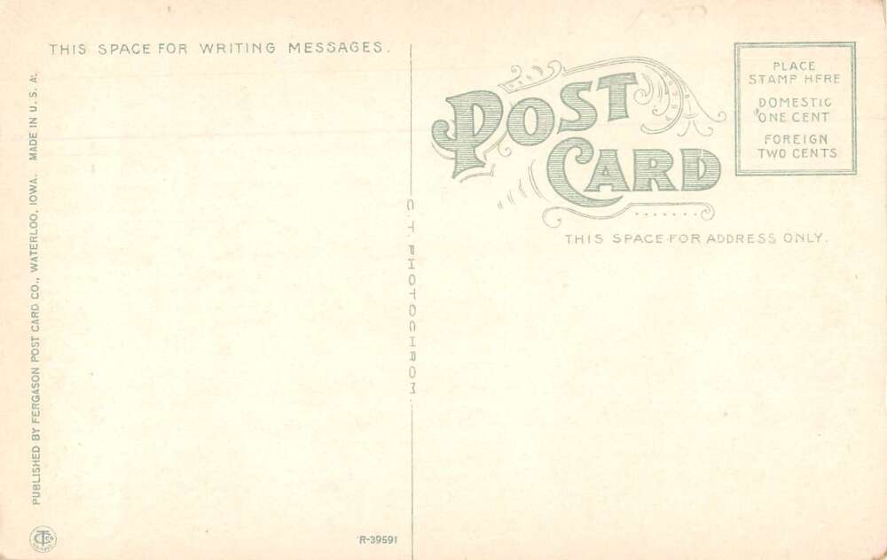 Oskaloosa Iowa HL Spencer Co Stock Room Main Floor Postcard AA24111 - Image 2