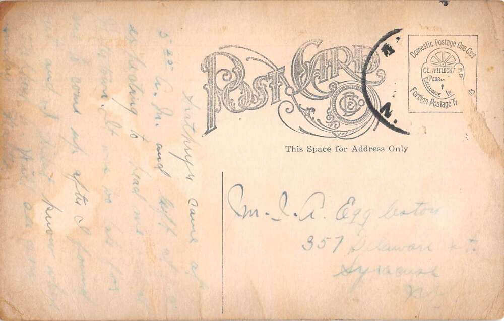 Antwerp New York Train Station Vintage Postcard AA24673 - Image 2