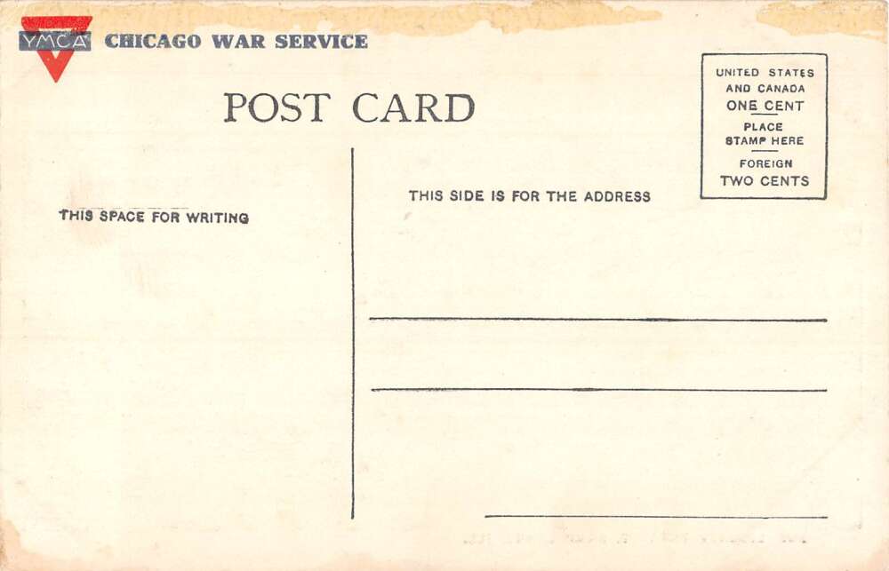 Camp Grant Illinois Liberty Theatre Vintage Postcard AA25049 - Image 2