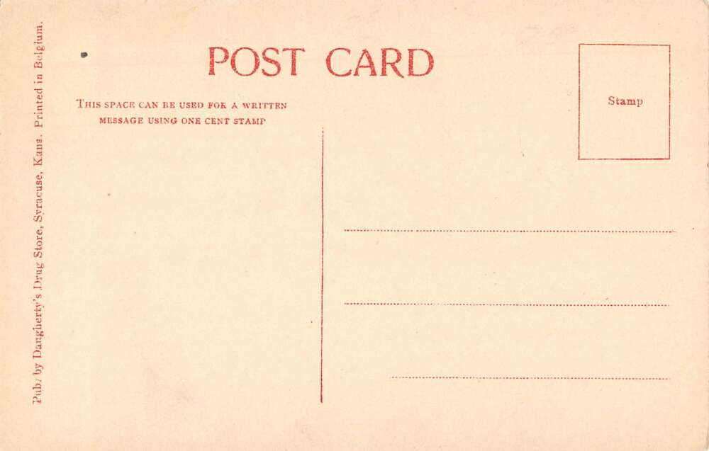 Syracuse Kansas Hamilton Co Beet Field Farming Postcard AA25566 - Image 2