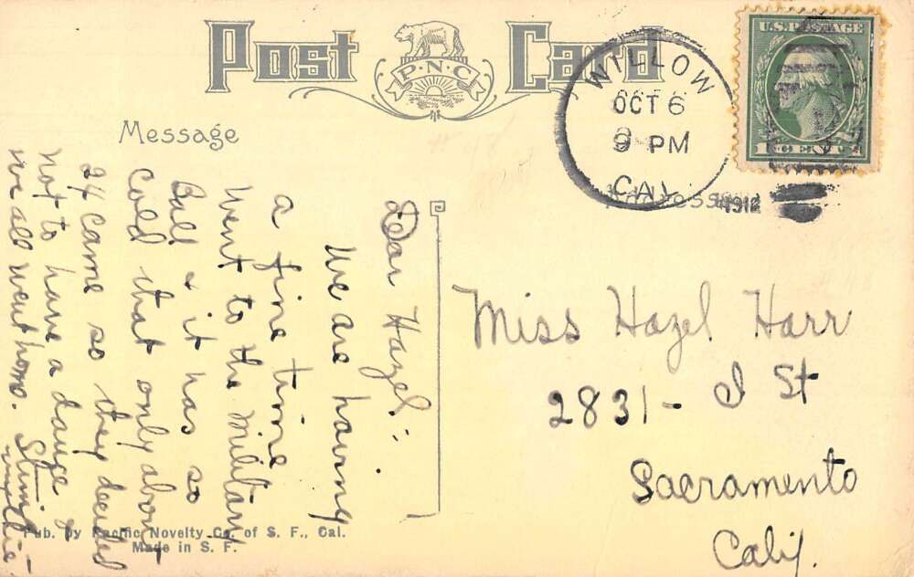 Willows California Bank of Willows Vintage Postcard AA26398 - Image 2