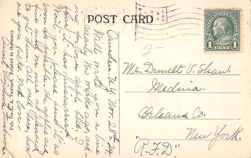 Casselton North Dakota Fourth Avenue Looking North Vintage Postcard AA27277 - Image 2