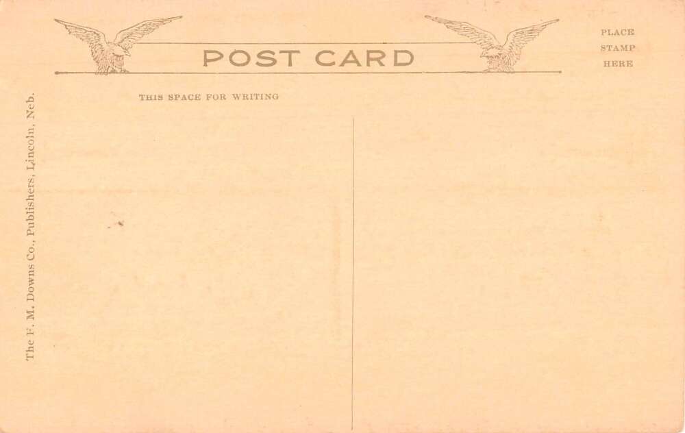 Lincoln Nebraska Train Station Vintage Postcard AA27512 - Image 2