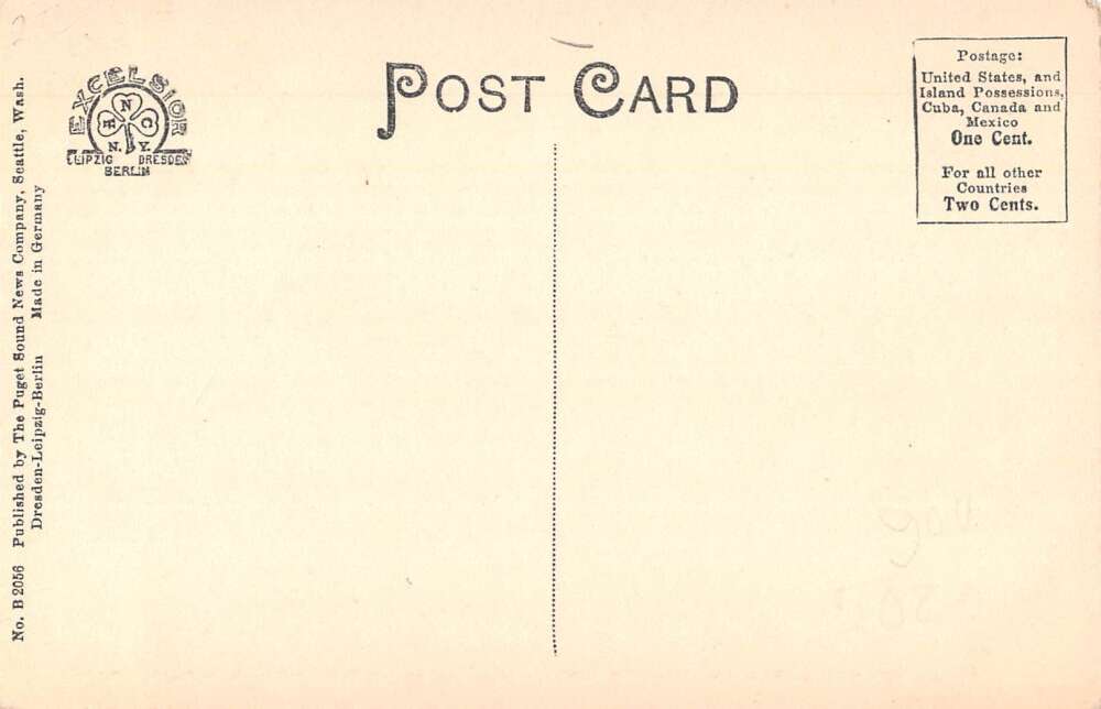 Washington Horseshoe Tunnel Great Northern Railroad Vintage Postcard AA27789 - Image 2