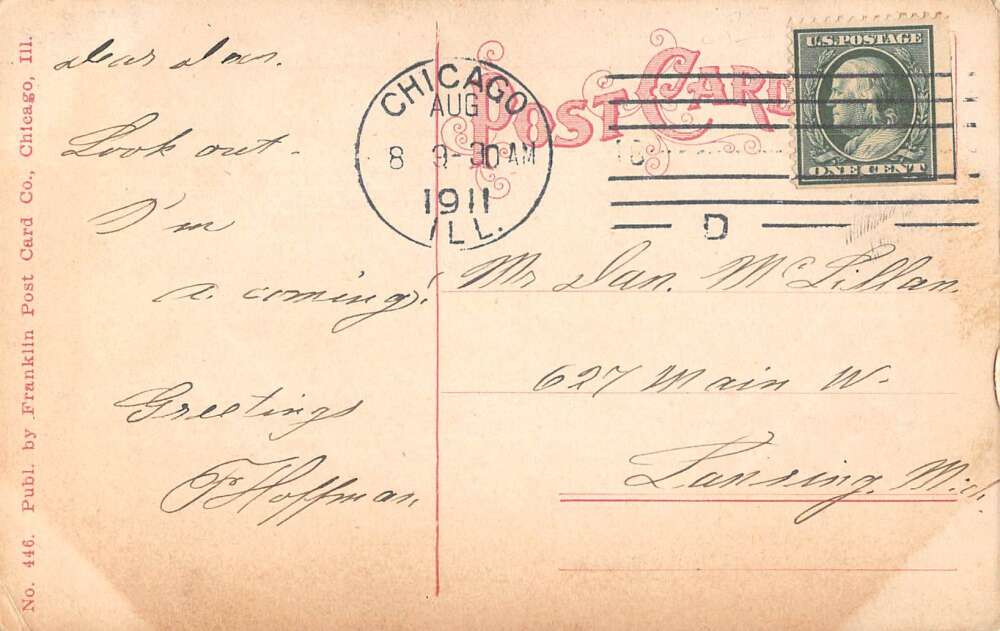 Chicago Illinois Riverview Amusement Park Thousand Islands Postcard AA29125 - Image 2