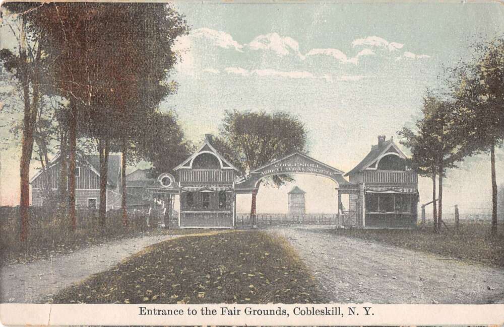 Cobleskill New York Fair Grounds Entrance Vintage Postcard AA30143 Mary L. Martin Ltd. Postcards