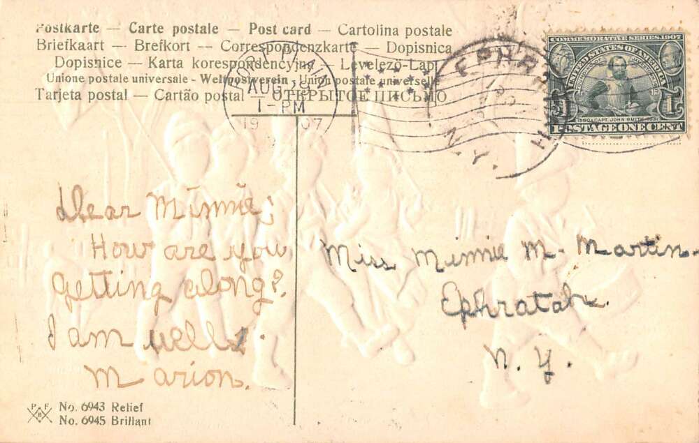 Greetings The King's Army Children PFB Postcard AA30216 - Image 2