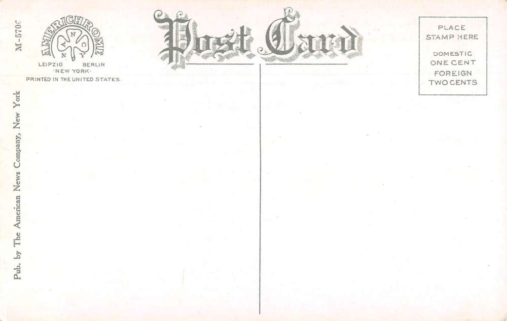 Norwich New York East Main Street and Palmer House Vintage Postcard AA30360 - Image 2