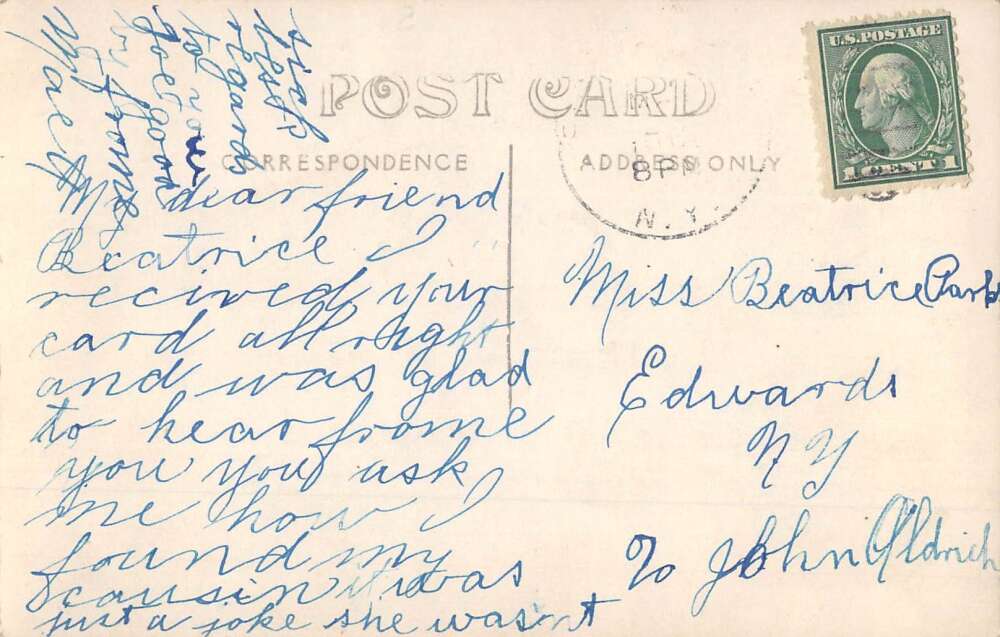 Piercefield New York St Paul RC Church Real Photo Vintage Postcard