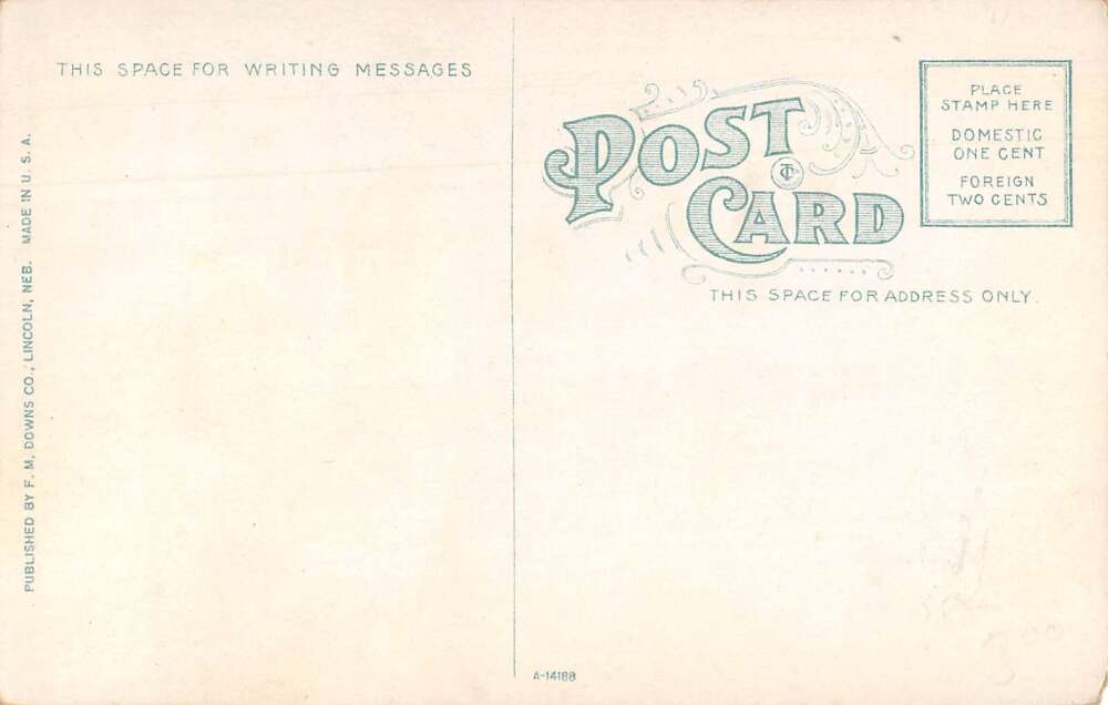 Blair Nebraska Clifton Hotel Vintage Postcard AA31803 - Image 2