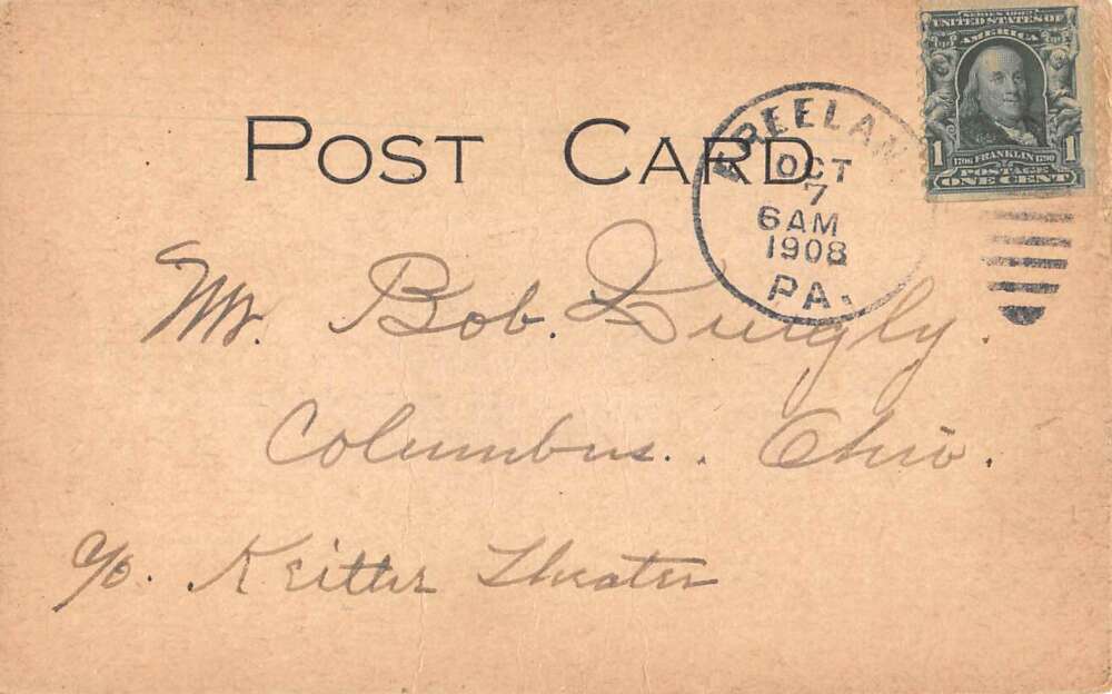 Freeland Pennsylvania Municipal Building Vintage Postcard AA32290 - Image 2