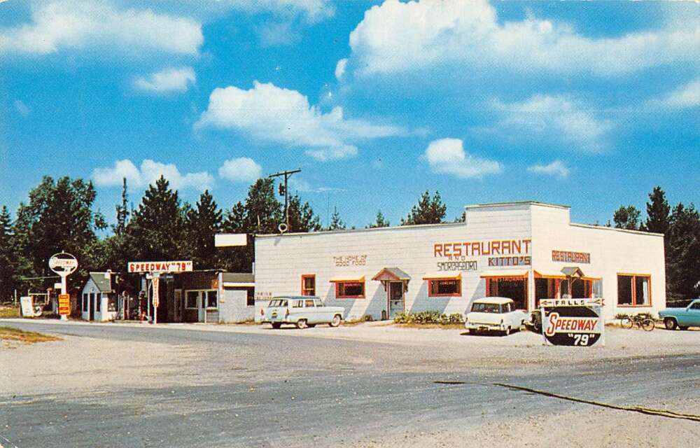 Paradise Michigan Kitto's Restaurant Vintage Postcard AA32634 Mary L