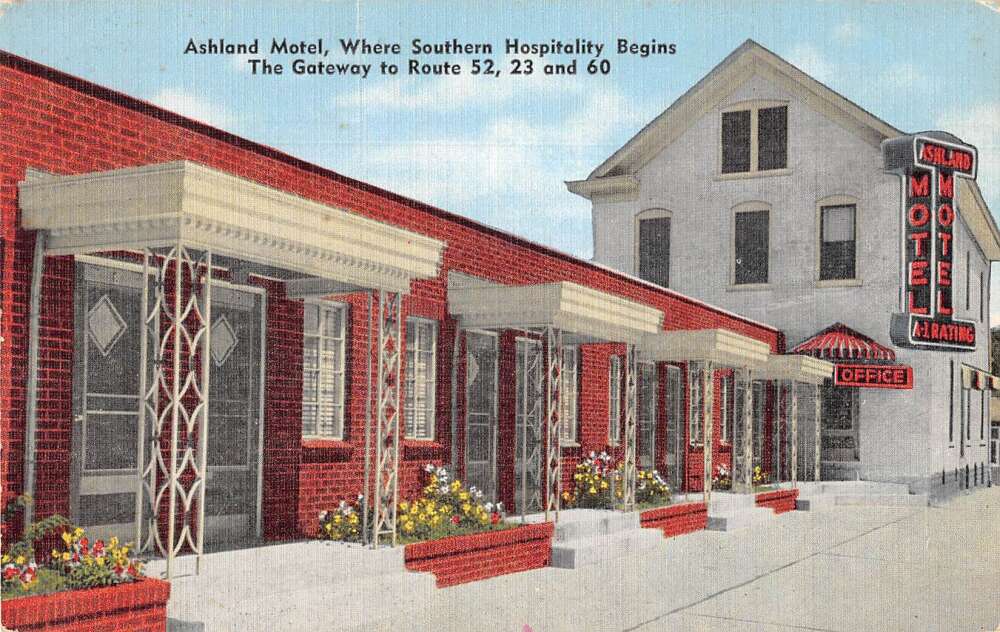 Ashland Kentucky Ashland Motel Vintage Postcard AA33218