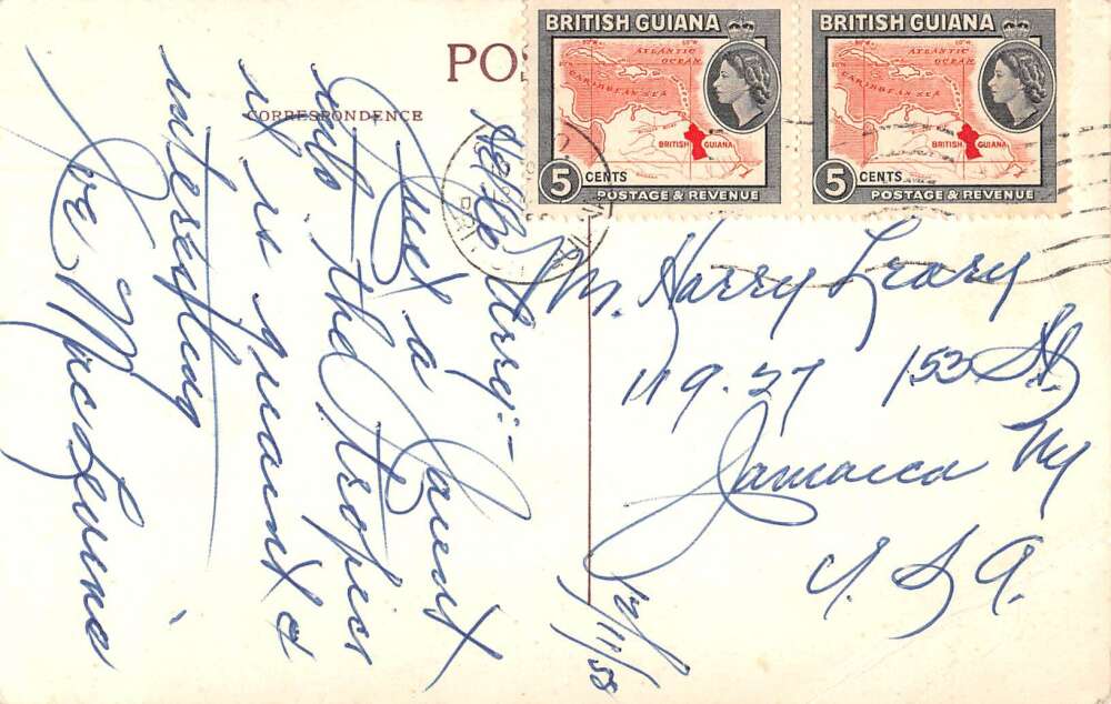 Georgetown British Guiana Sacred Heart RC Church Vintage Postcard AA33754 - Image 2