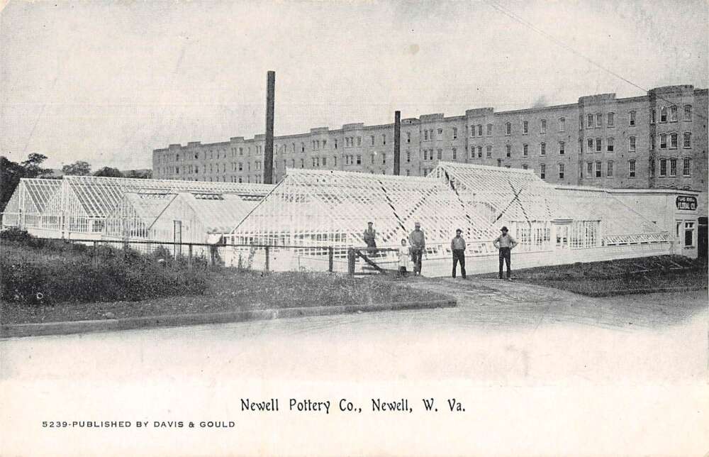 Newell West Virginia Newell Pottery Co Vintage Postcard AA34402 Mary