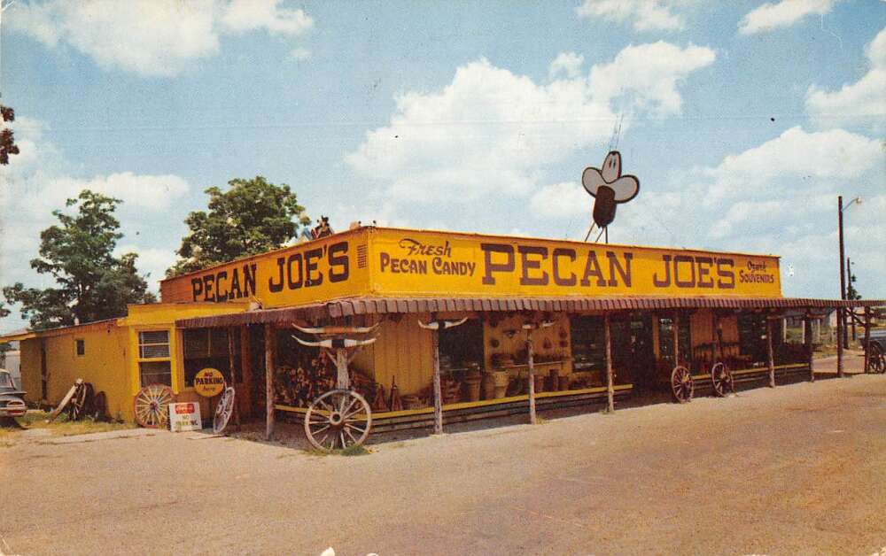 Newburg Missouri Pecan Joe Candy Shop Route 66 Vintage Postcard AA37427