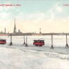 St Petersburg Russia Neva River Railroad Vintage Postcard AA38053
