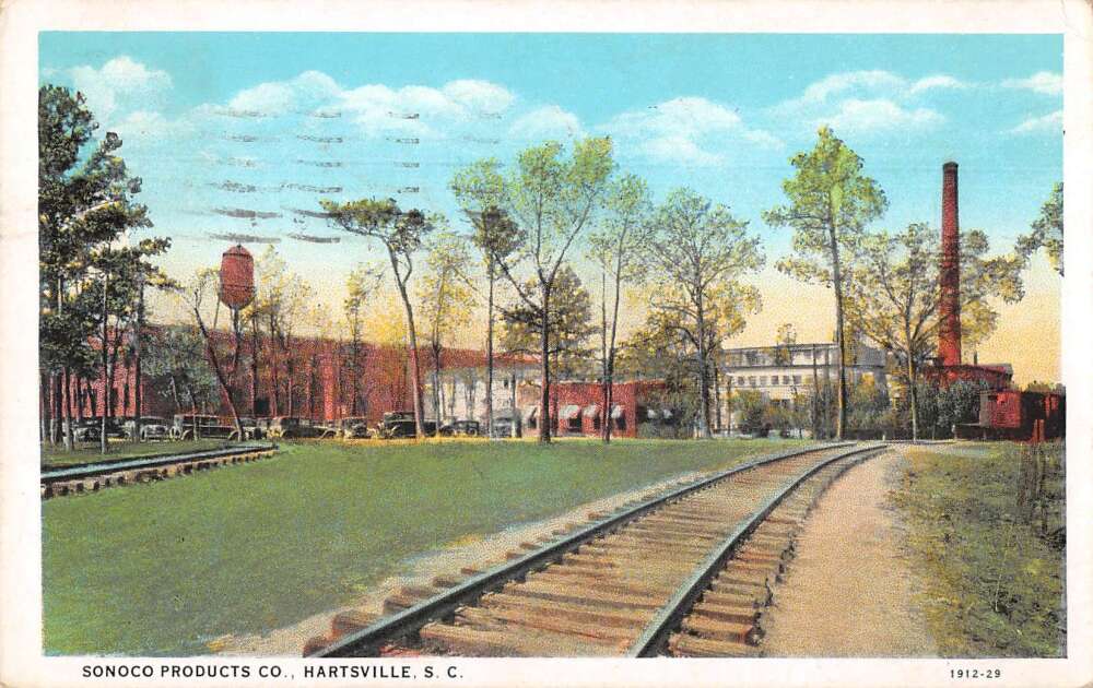 Hartsville South Carolina Sonoco Products Co Factory Vintage Postcard AA41236