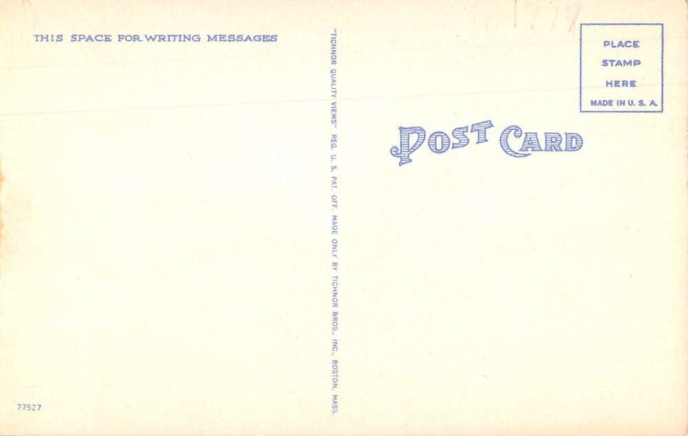 Vineyard Haven Massachusetts Ferry at the Pier Linen Vintage Postcard AA44391 - Image 2