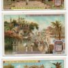 Set of 5 Liebig Fleisch Extract India Buildings and Views Trade Card AA44637