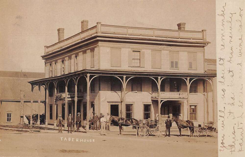 Turin New York Tabor House Real Photo Vintage Postcard AA47651 Mary L