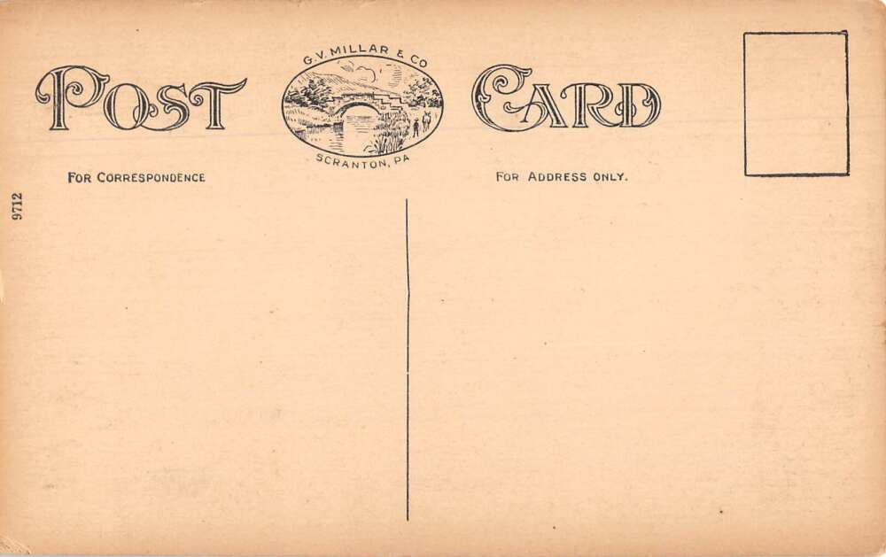 Moscow Pennsylvania Lackawanna Train Station Vintage Postcard AA48704 - Image 2