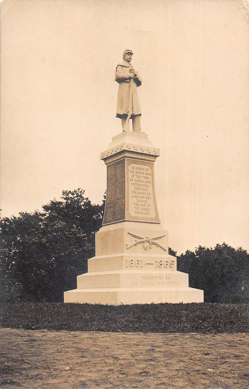Altmar New York Soliders and Sailors Monument Real Photo Postcard AA49530 Mary L. Martin Ltd