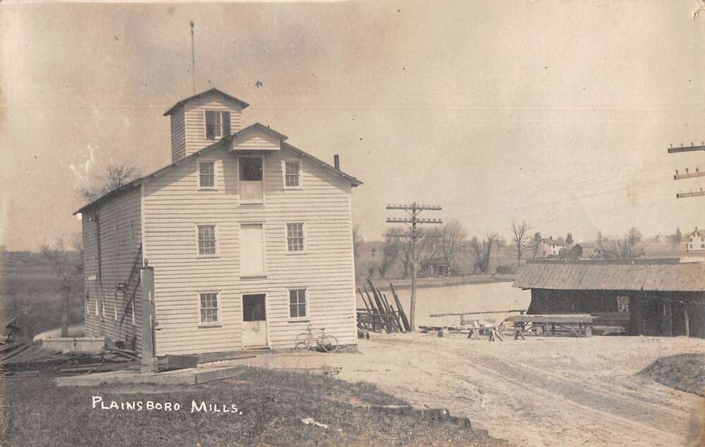Plainsboro New Jersey Plainsboro Mills Real Photo Vintage Postcard