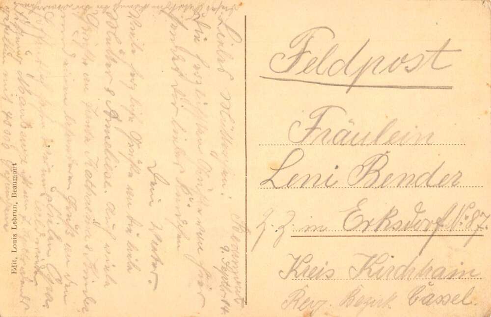 Beaumont France Train Station Vintage Postcard AA50975 - Image 2