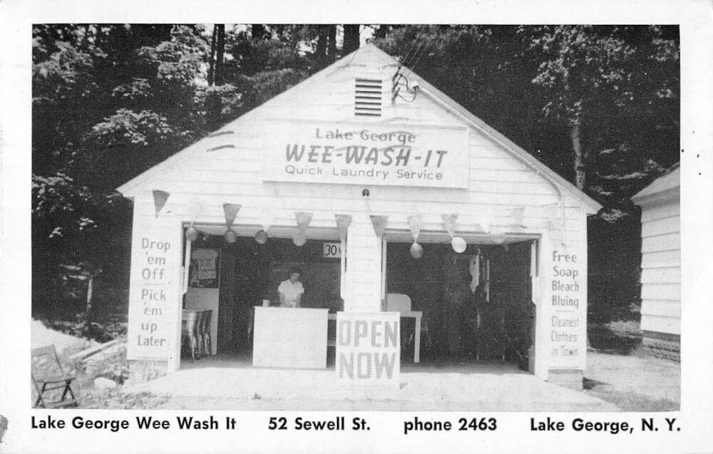 Lake New York Lake Wee Wash It Vintage Postcard AA51089 Mary L. Martin Ltd