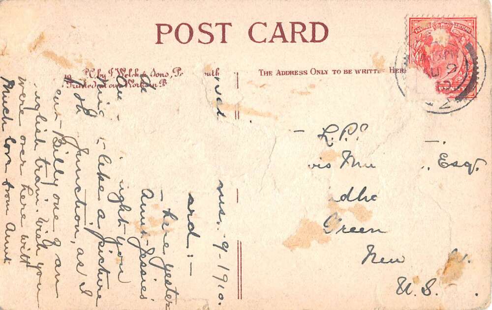 Newton Abbot Junction England Train Station Vintage Postcard AA53686 - Image 2