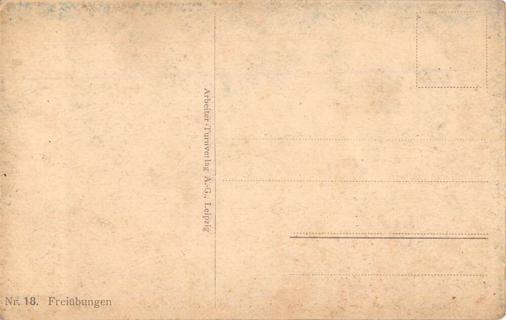 Germany Group Exercises Calisthenics Vintage Postcard AA53830 - Image 2