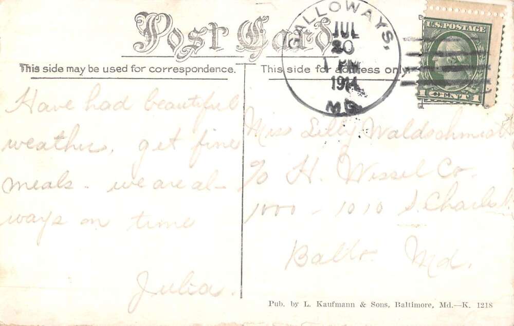 West River Maryland Oyster Fleet Vintage Postcard AA54143 - Image 2