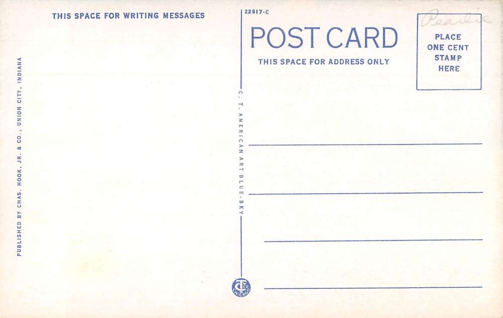 Union City Ohio UB Church Vintage Postcard AA54947 - Image 2