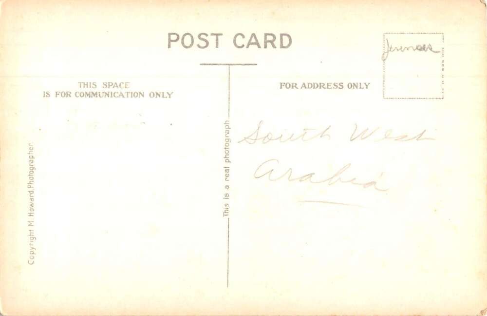 Aden Yemen Bazaar Street Scene Market Real Photo Vintage Postcard AA54885 - Image 2