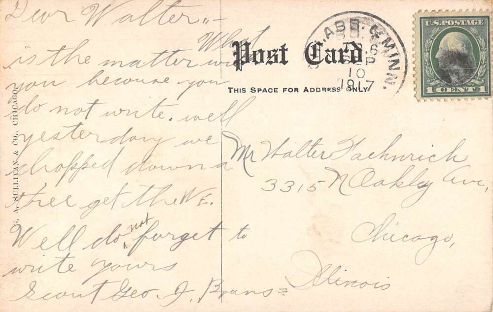 Silver Lake Wisconsin Soo Line Depot Train Station Vintage Postcard AA55254 - Image 2