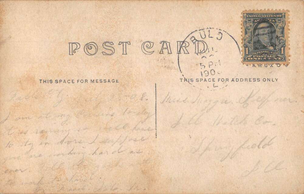 Falls City Nebraska Evangelical German Church Real Photo Postcard AA56102 - Image 2