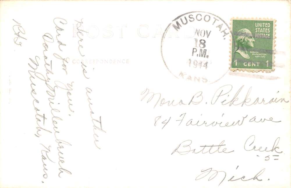 Glenwood Iowa City Water Works Real Photo Vintage Postcard AA58237 - Image 2