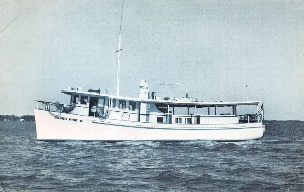 Coden Alabama Silver King III Fishing Boat Vintage Postcard AA58959