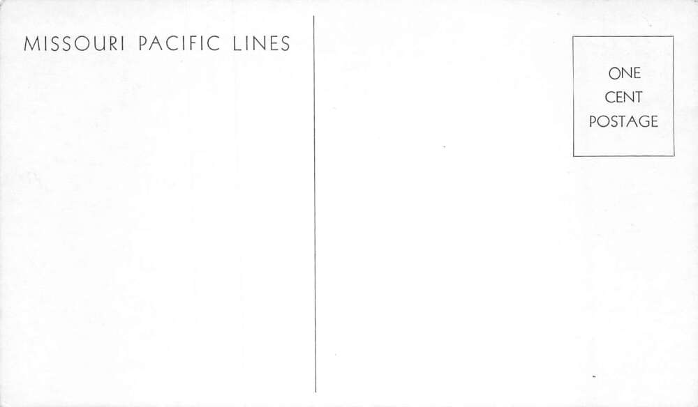 Missouri Pacific Lines Diesel Electric Freight Train Vintage Postcard AA59450 - Image 2