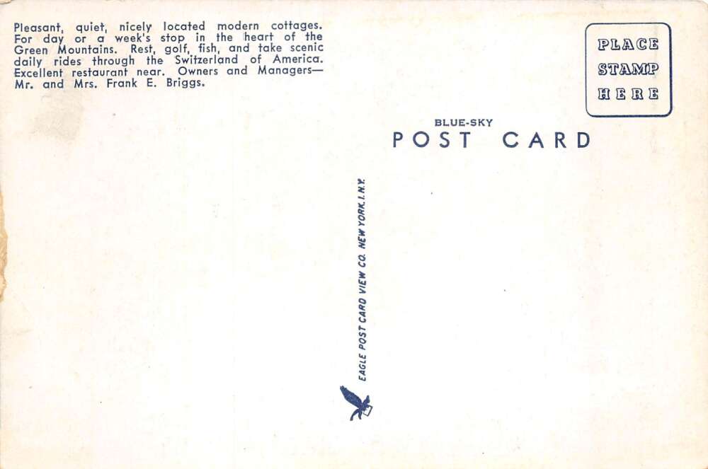 North Clarendon Vermont Rock Garden Motor Court Vintage Postcard AA60060 - Image 2