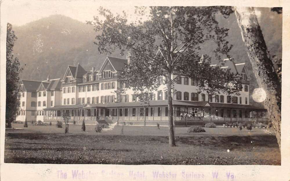 ster Springs West Virginia ster Springs Hotel Real Photo Postcard