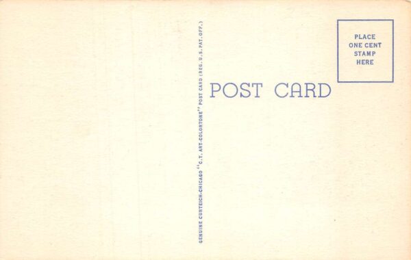 Davenport Iowa WOC Broadcasting Station Radio Station Vintage Postcard AA63767 - Image 2