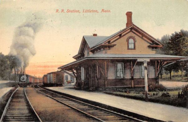 Littleton Maryland Railraod Station Vintage Postcard AA63884