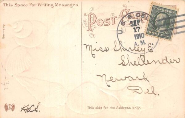 Norfolk Virginia St Vincent de Paul Hospital Sea Shell Boarder Postcard AA63901 - Image 2