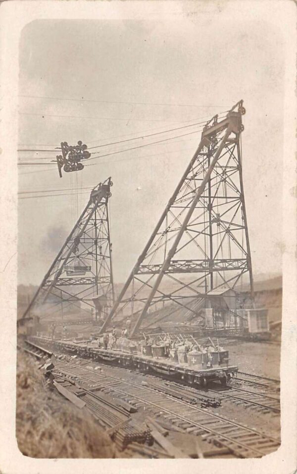 Colon Panama Canal Construction Real Photo Vintage Postcard AA63947