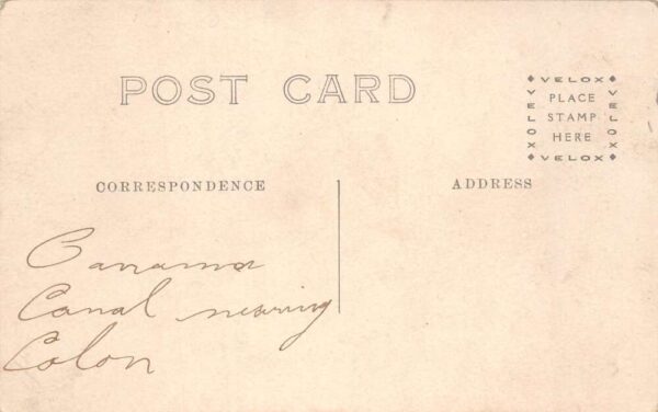 Colon Panama Canal Construction Real Photo Vintage Postcard AA63947 - Image 2
