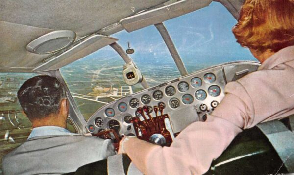 Beachcraft Bonanza Airplane Advertising Vintage Postcard AA63991