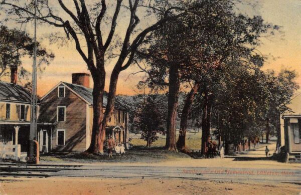 Littleton Massachusetts Sanderson's Old Homestead Vintage Postcard AA63994