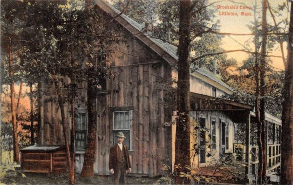 Littleton Massachusetts Brookside Camp Vintage Postcard AA63995